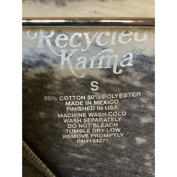 Recycled Karma Shirt Woman Size Small Beautiful Disaster - Picture 2 of 3